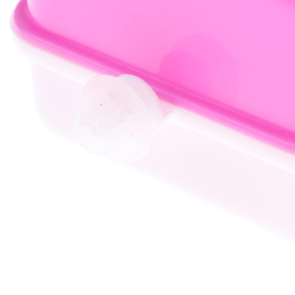 3 Pcs Hamster Mini Travel Carrier House Cage for Small Pets Mice Rats Room