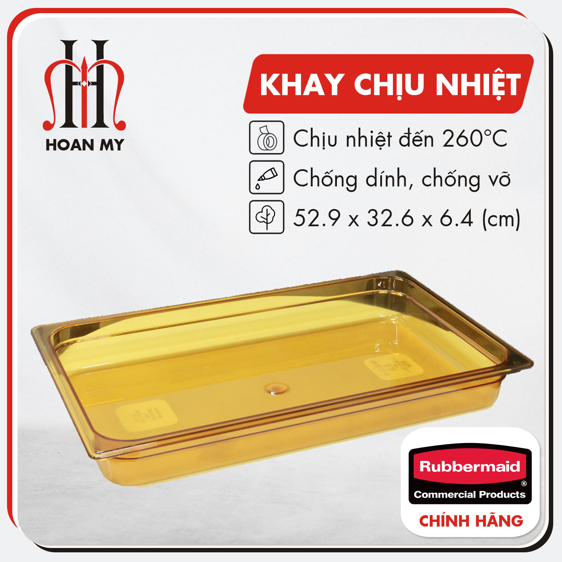 Khay Nhựa Chịu Nhiệt Độ Cao Rubbermaid , An Toàn Thực Phẩm, Dùng Trong Lò Nướng Và Lò Vi Sóng Nhập Khẩu Từ Mỹ