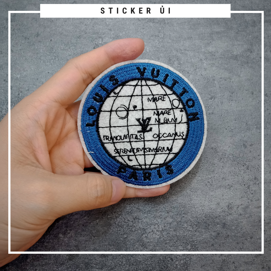 Phụ kiện trang trí áo thun tay lỡ unisex: Logo Sticker Patch Ủi Quần Áo, BALO, quần jogger chuẩn local brand streetstyle