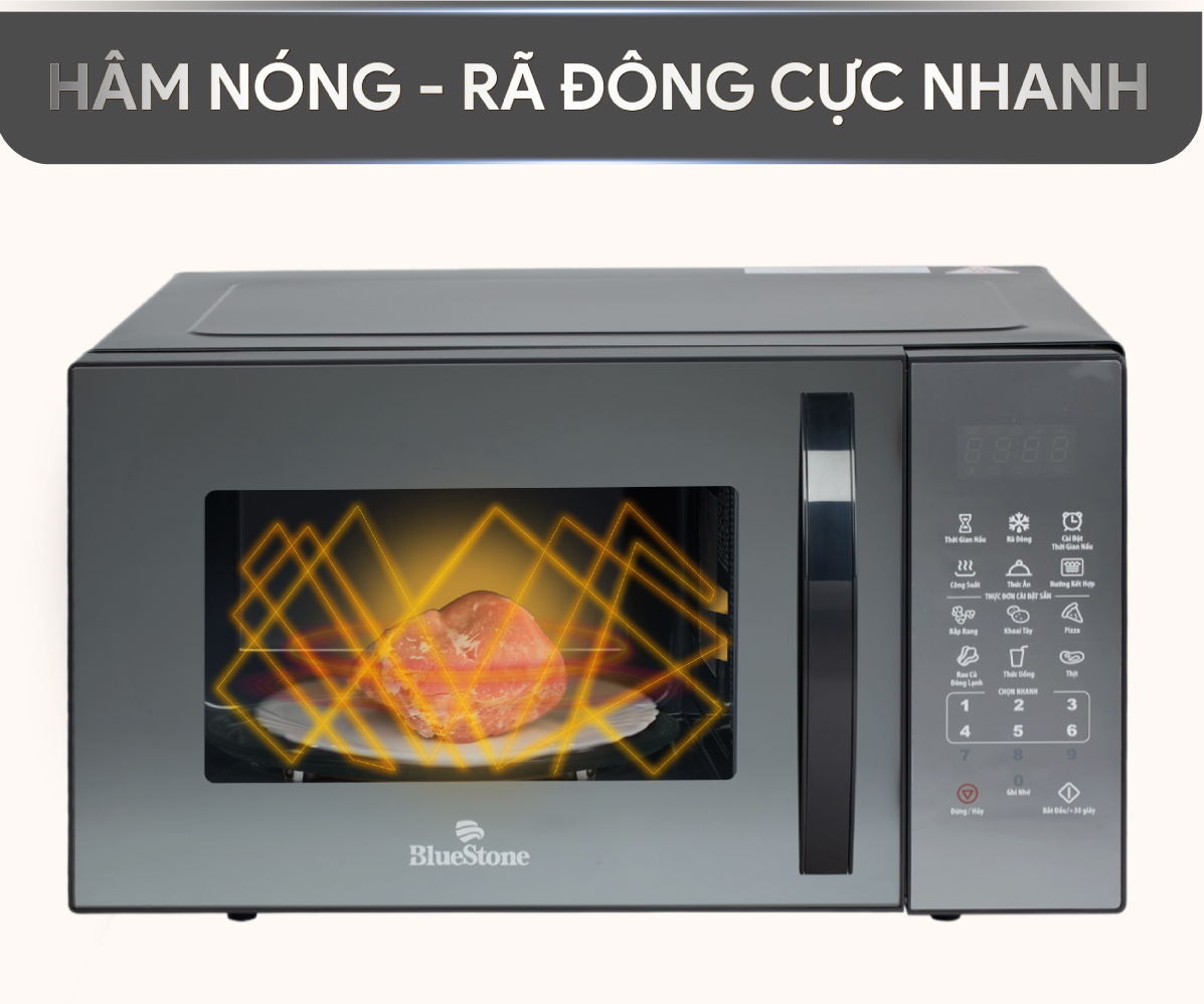 Lò Vi Sóng Có Nướng BlueStone MOB-7833 ( 25 Lít) - Hàng chính hãng