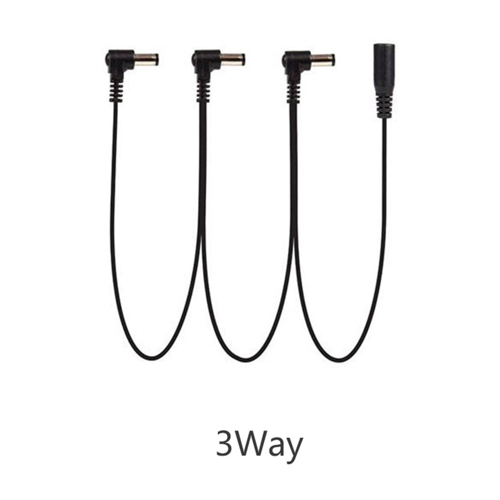 Daisy Chain Power Cable ,Electric Guitar Effect Pedal Cables Bass Patch Wire Cable Effector Power Cord for Speaker Systems, Keyboard Amplifier