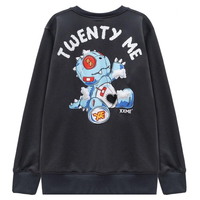 Áo khoác nỉ tay dài khủng long bông xù 3D Thug Rawr Cardigan XXME