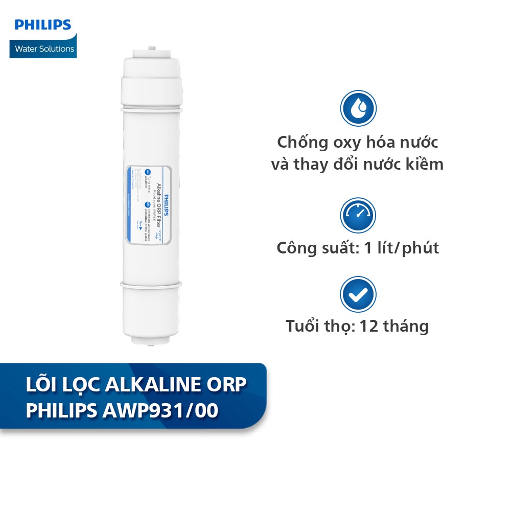 Bộ lõi lọc thay thế máy lọc nước Philips ADD8976 - Combo 24 tháng