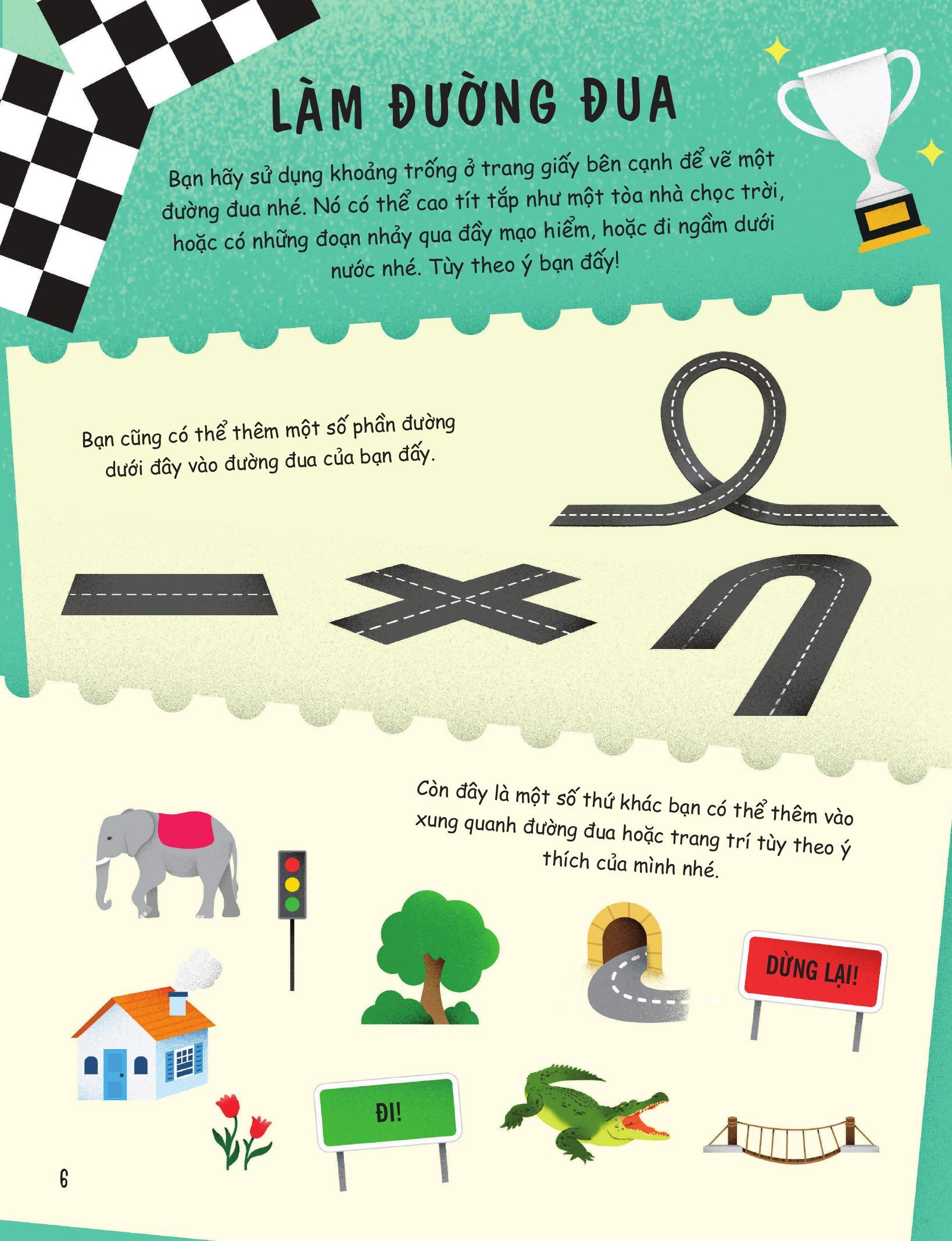 Sách - 30++ Hoạt Động Viết, Vẽ, Tô Màu, Giải Đố... Theo Chủ Đề - Trò Chơi Cho Trẻ - Trên Ô Tô