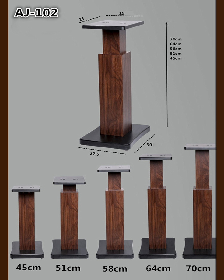 Chân loa AJ-102 gỗ cao cấp - giá để loa cao cấp