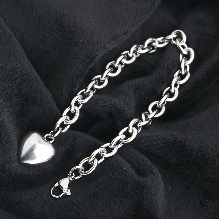 Lắc tay unisex nam nữ trái tim