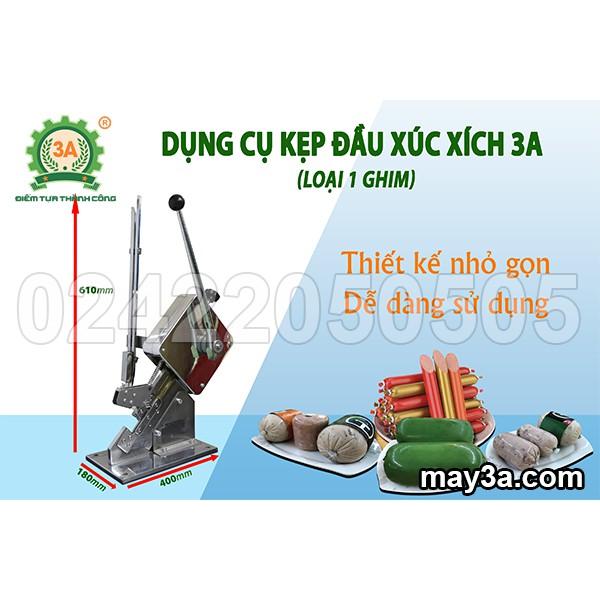 Dụng cụ kẹp đầu xúc xích 3A (dập 1 ghim)