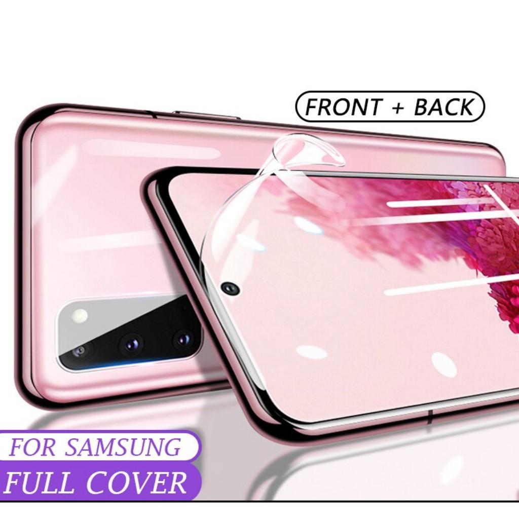 Bộ dán cường lực cho Samsung S20 Ultra, S20, S20 Plus full mặt trước, mặt sau chất liệu PPF dẻo mỏng chống va đập vừa, trầy xước