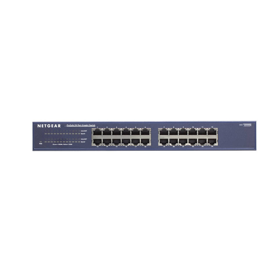 Bộ Thiết Bị Chia Mạng 24 Cổng Switch Netgear JFS524 Fast Ethernet Unmanaged 24 Port 10/100Mbps - Hàng Chính Hãng