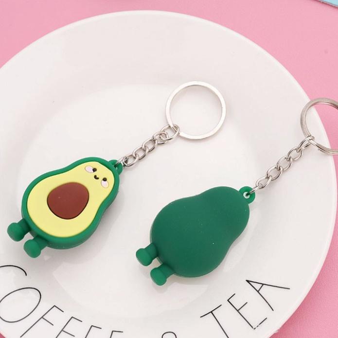 Móc khóa trái bơ dễ thương-Móc khóa hình bơ dễ thương, móc khóa bơ-Móc khóa quả bơ mẫu 2