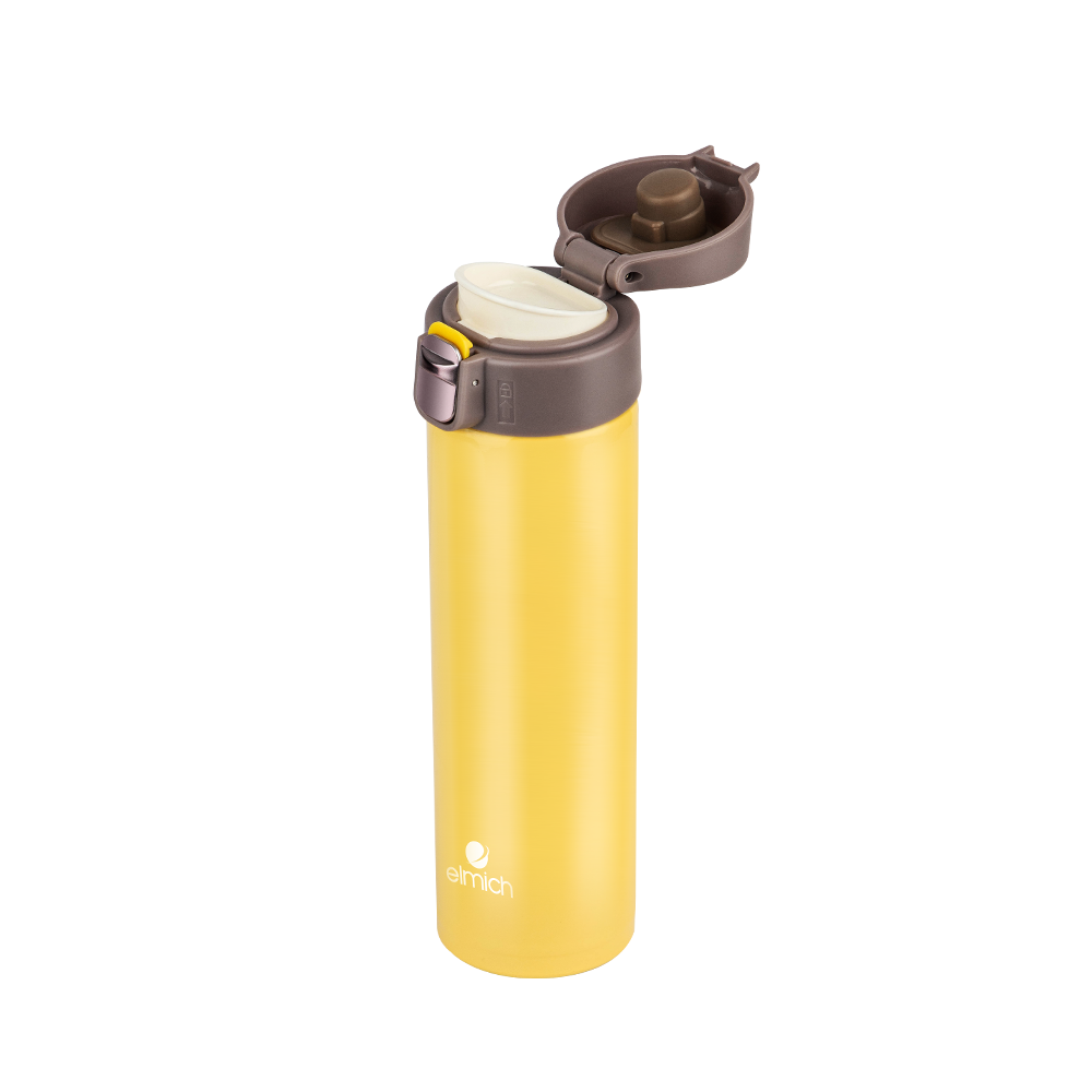 Bình Giữ Nhiệt Inox 304, Tráng bạc Elmich EL-8295 (Dung tích 500ml, Giữ Nóng 8h - Giữ Lạnh 12h) - Hàng Chính Hãng