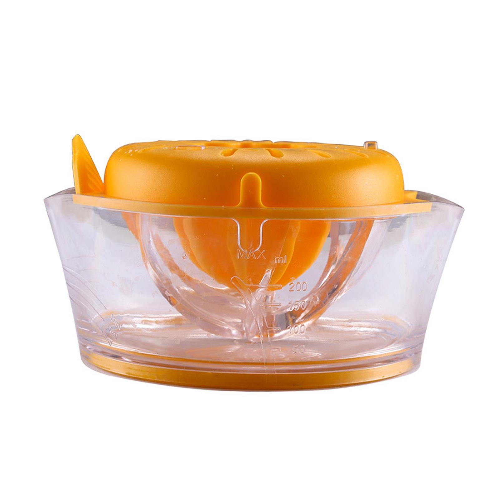 Manual Hand lemon Orange Juicer Transparent Body for Kitchen Juicing