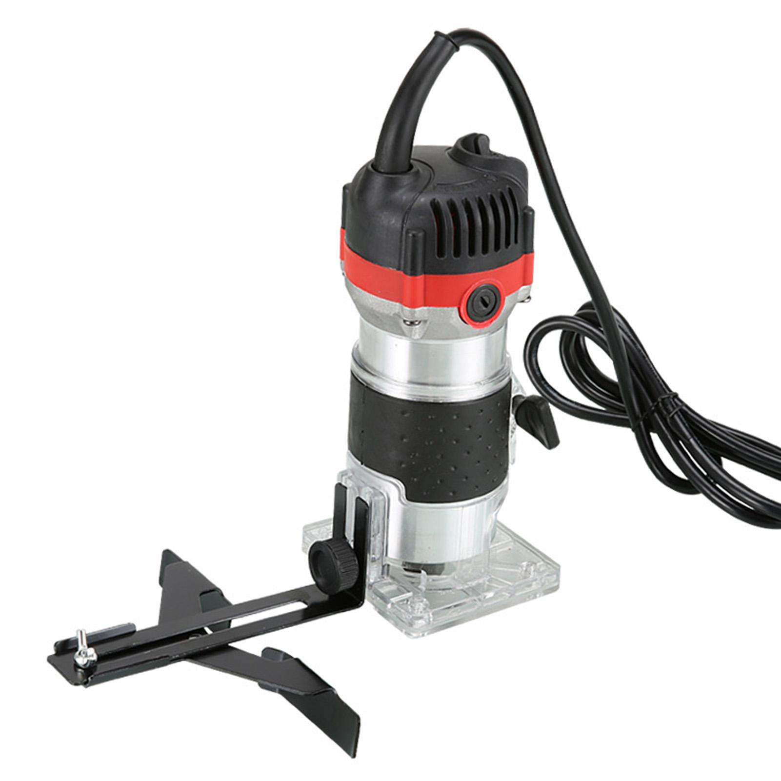 800W 30000r/min Máy xén gỗ chạy điện đa chức năng Bộ định tuyến gỗ Tông đơ ép gỗ Máy tạo rãnh cắt tỉa chuyên nghiệp cho thợ mộc Thợ mộc
