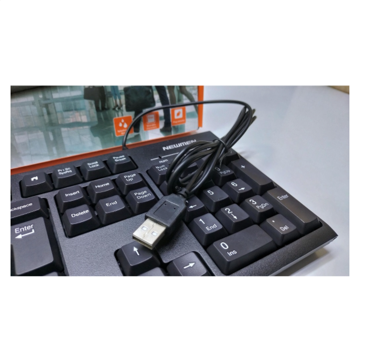 Bàn phím có dây Newmen E007 cổng USB dây dài 1.6m- Hàng chính hãng