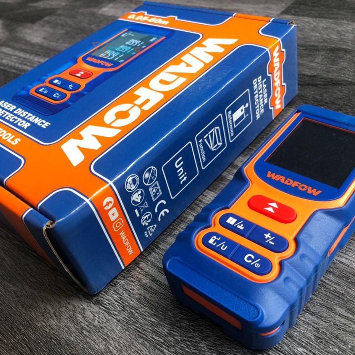MÁY ĐO KHOẢNG CÁCH LASER 0.05- 60M 635NM WADFOW WDL1516 - HÀNG CHÍNH HÃNG