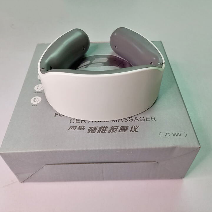 Máy massage cổ vai gáy 3D cao cấp ứng dụng xung điện matxa 6 chế độ, 9 mức cường độ, máy mát xa đốt sống cổ 4 đầu tiếp xúc