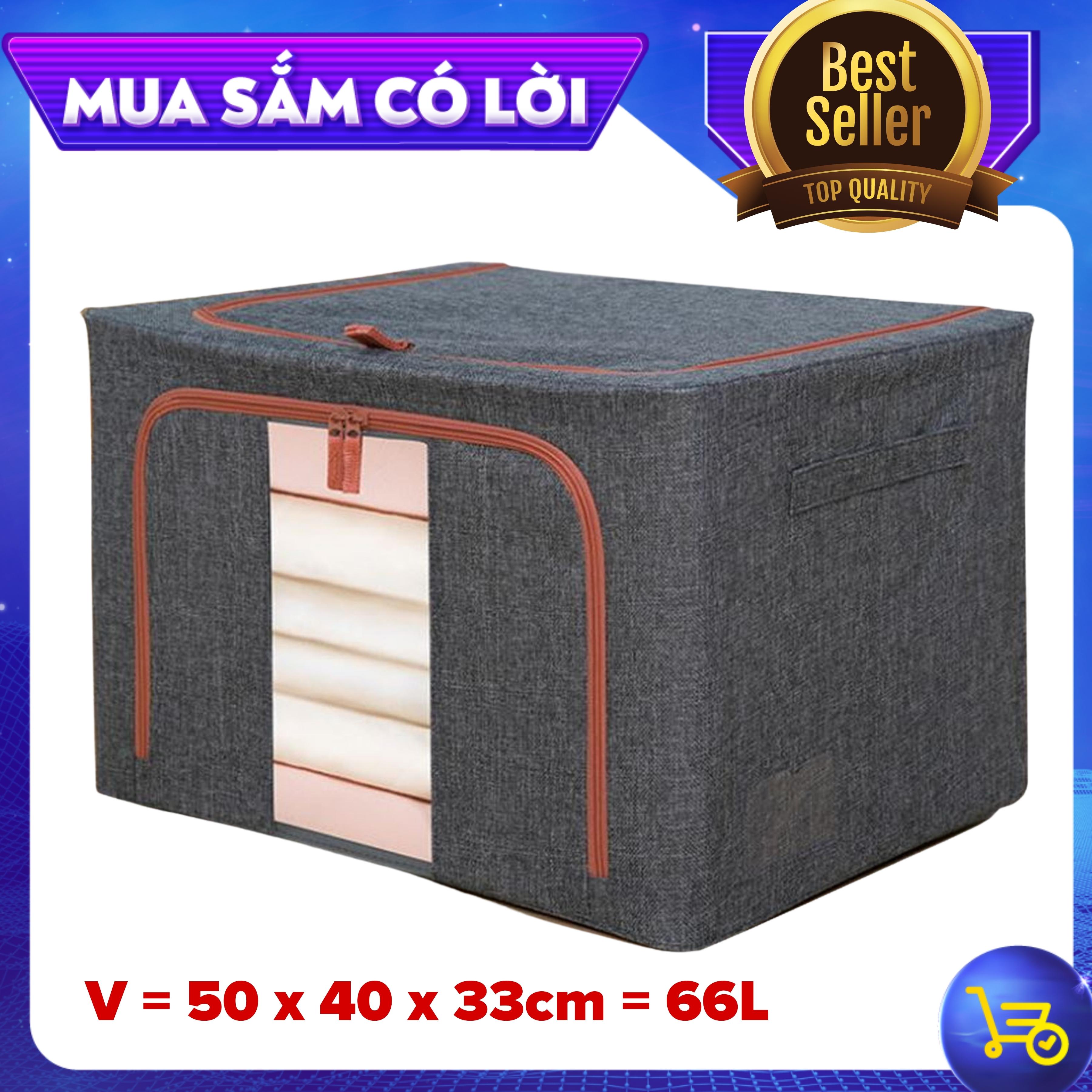 (LOẠI XỊN – CÓ CHỌN SIZE) Túi Chăn Màn Khung Sắt Nhật Bản, Túi Đựng Chăn Mền Quần Áo Cao Cấp Chính Hãng  – Hàng Xuất Khẩu