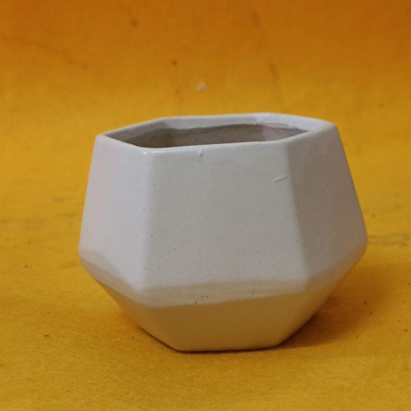 Chậu trồng sen đá, xương rồng, cây mini - Chậu kim cương thấp