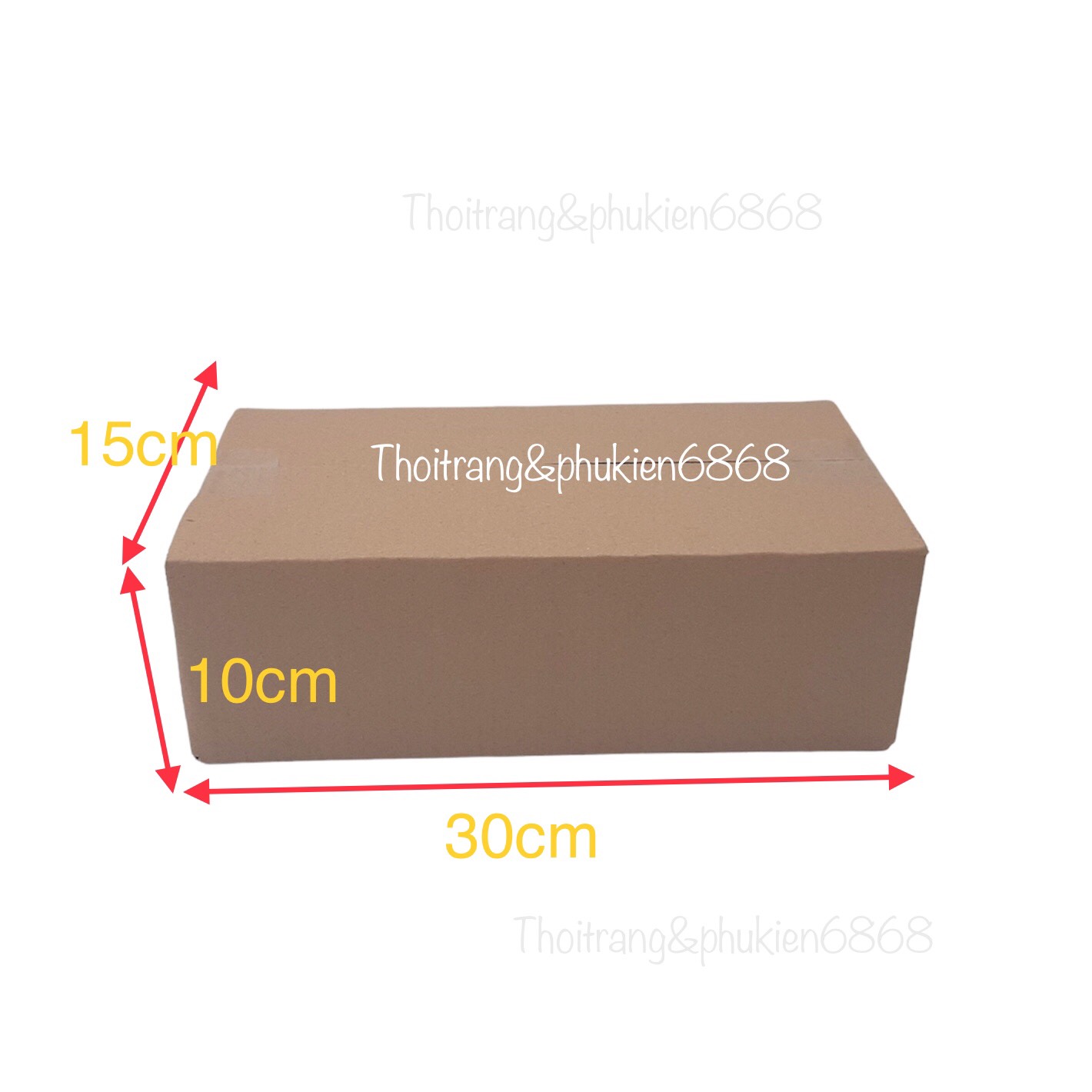 30x15x10 Combo10 hộp carton đóng hàng cỡ vừa, size 30*15*10