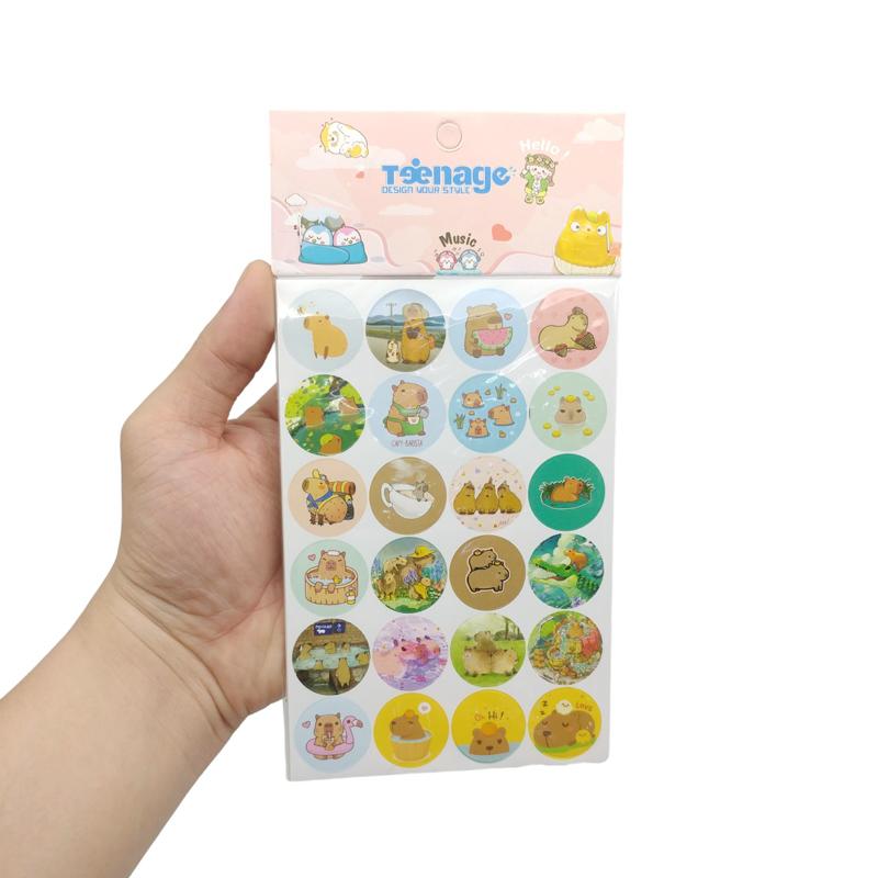 Bộ 240 Hình Sticker Capybara - Teenage CTE-022