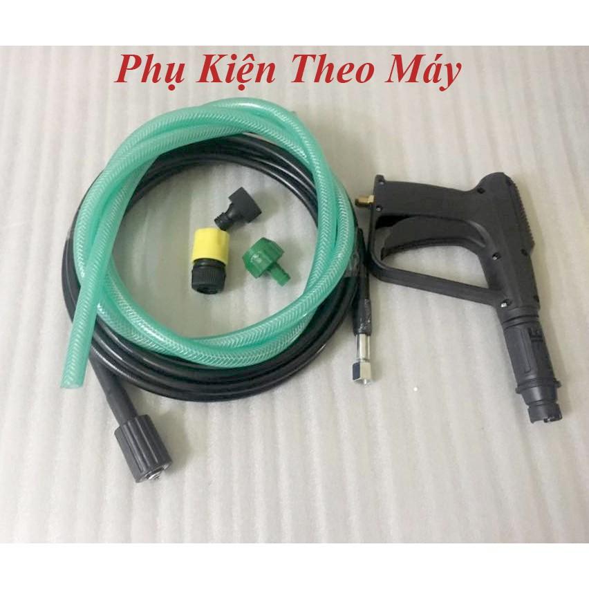 Máy rửa xe công suất mạnh 1800W - Tặng bình xịt tuyết dễ dàng sử dụng có súg dài nửa mét