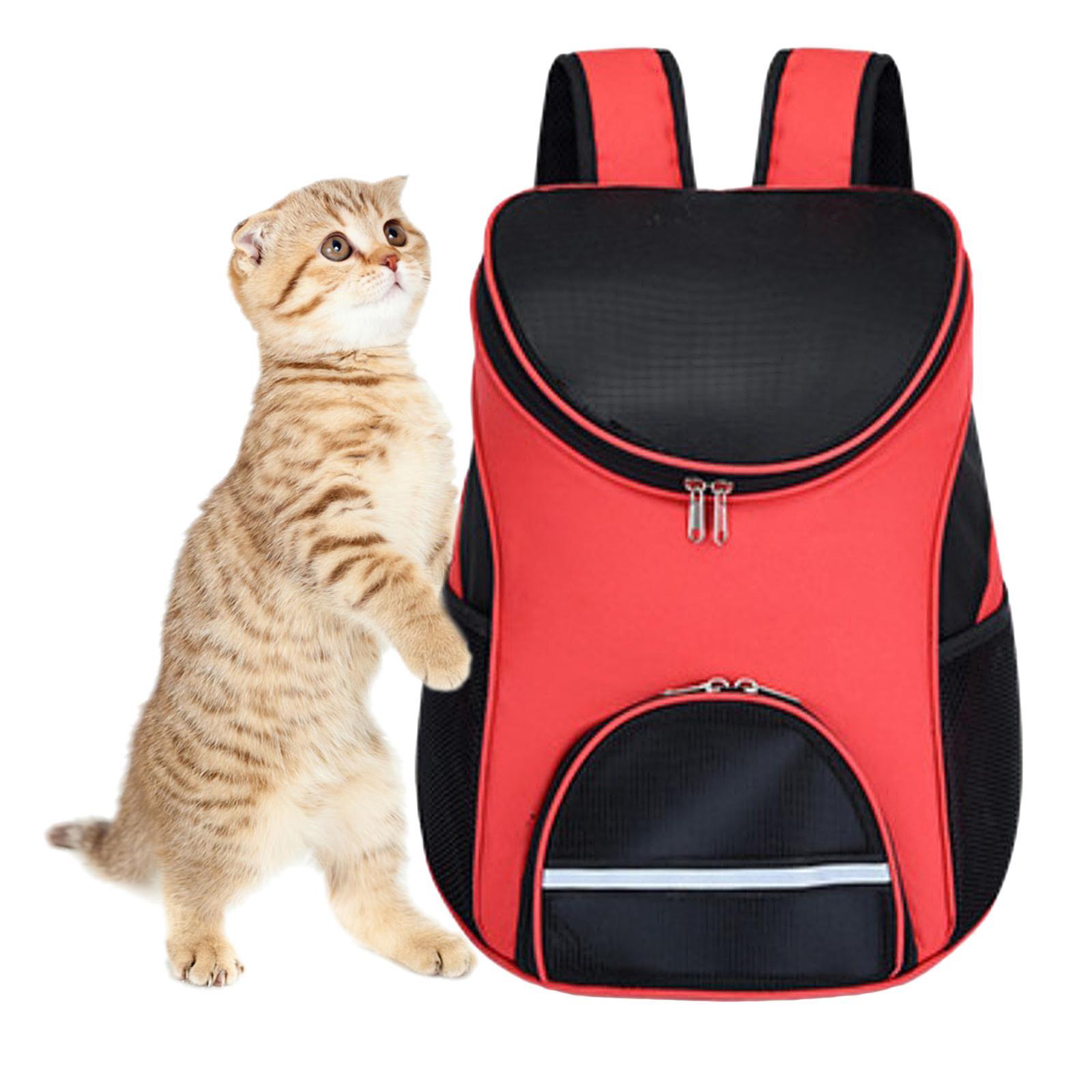Pet Dog Cats Carrier Backpack Bag with Mesh for 7.5-10kg Dogs Cats