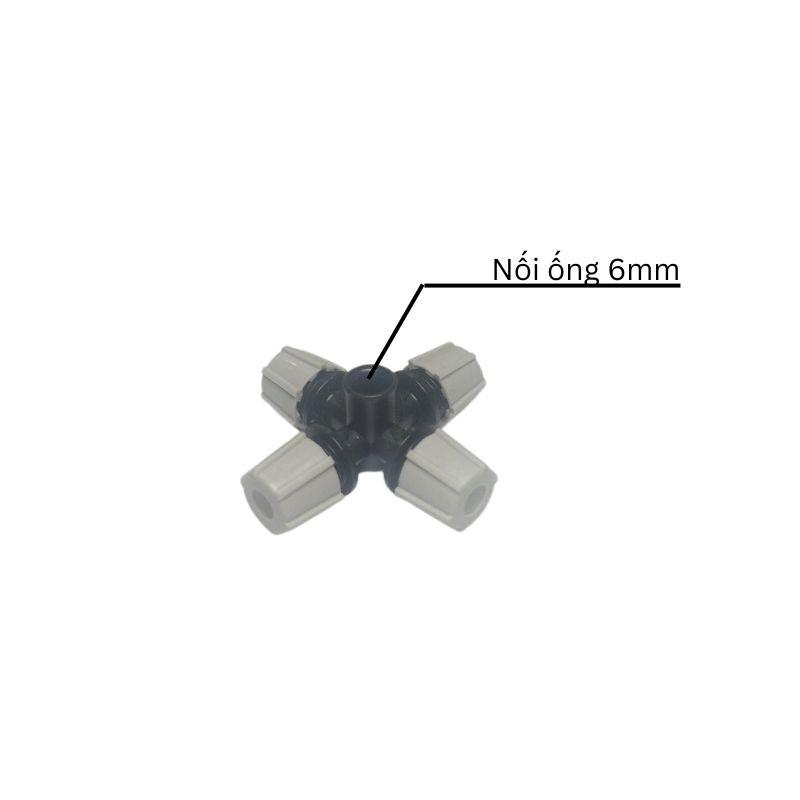 Béc phun sương xám 4 hướng cao cấp tưới cây kèm nhiều tùy chọn