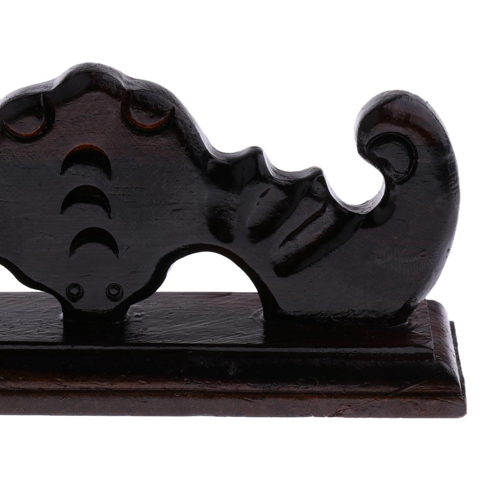 Bàn Chải Giá Để Bàn Chải Bút Gỗ Tự Nhiên Chấp Bút Truyền Thống Nâu