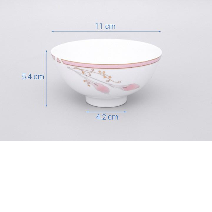 Bộ 6 Chén cơm sứ 11 cm Hàng Việt Nam cao cấp