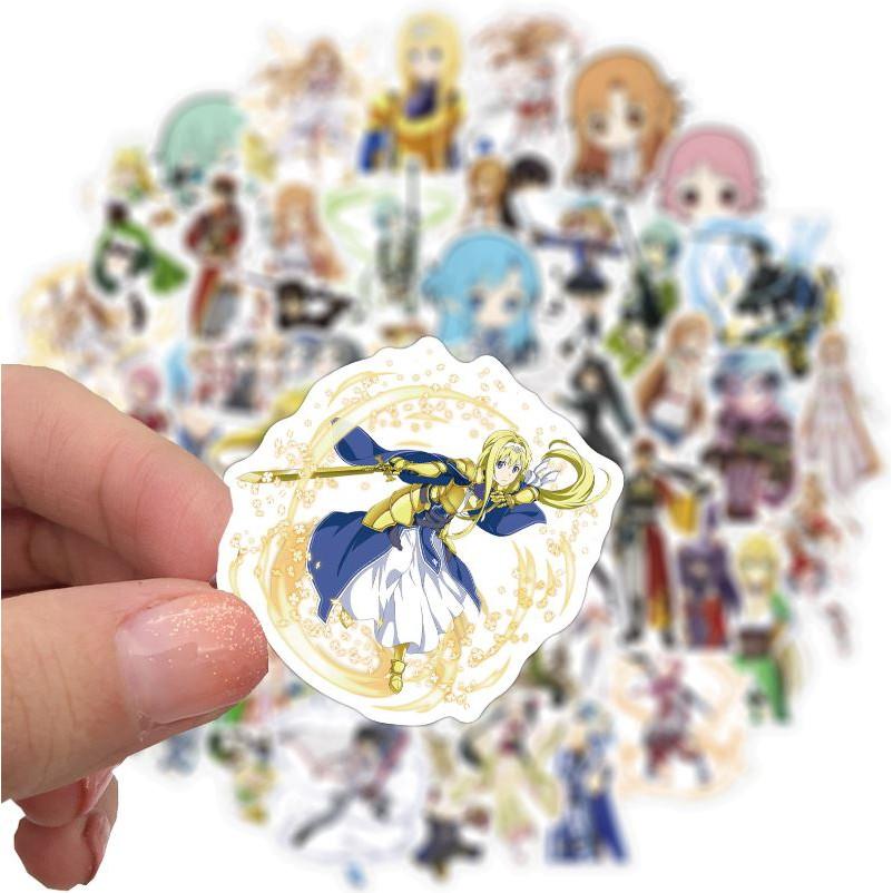 Sticker dán cao cấp New Anime Sword Art Online Cực COOL ms#208