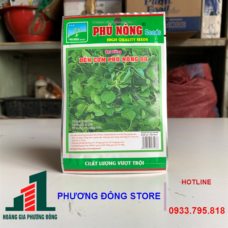 Combo 5-10 gói hạt giống rau Dền cơm nảy mầm cao, sinh trưởng tốt