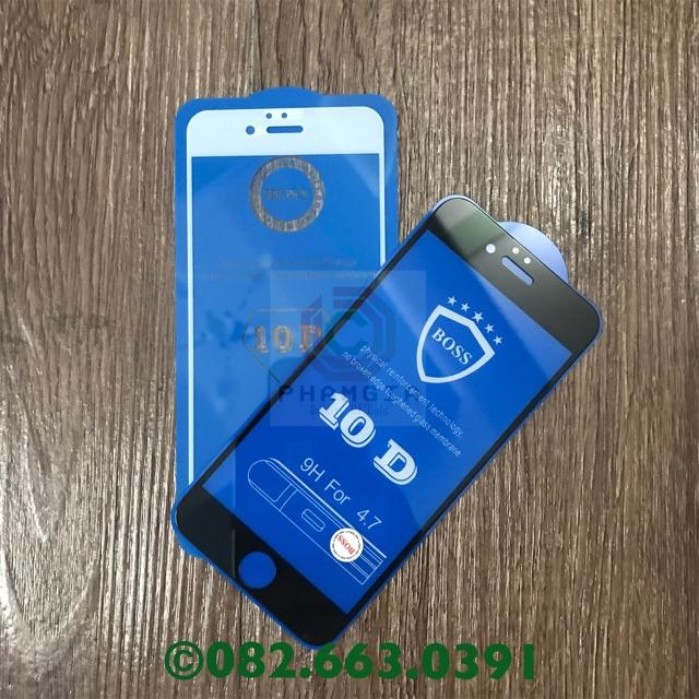 Kính cường lực iphone 6/6plus/6s/6splus Full 10D/cường lực nano