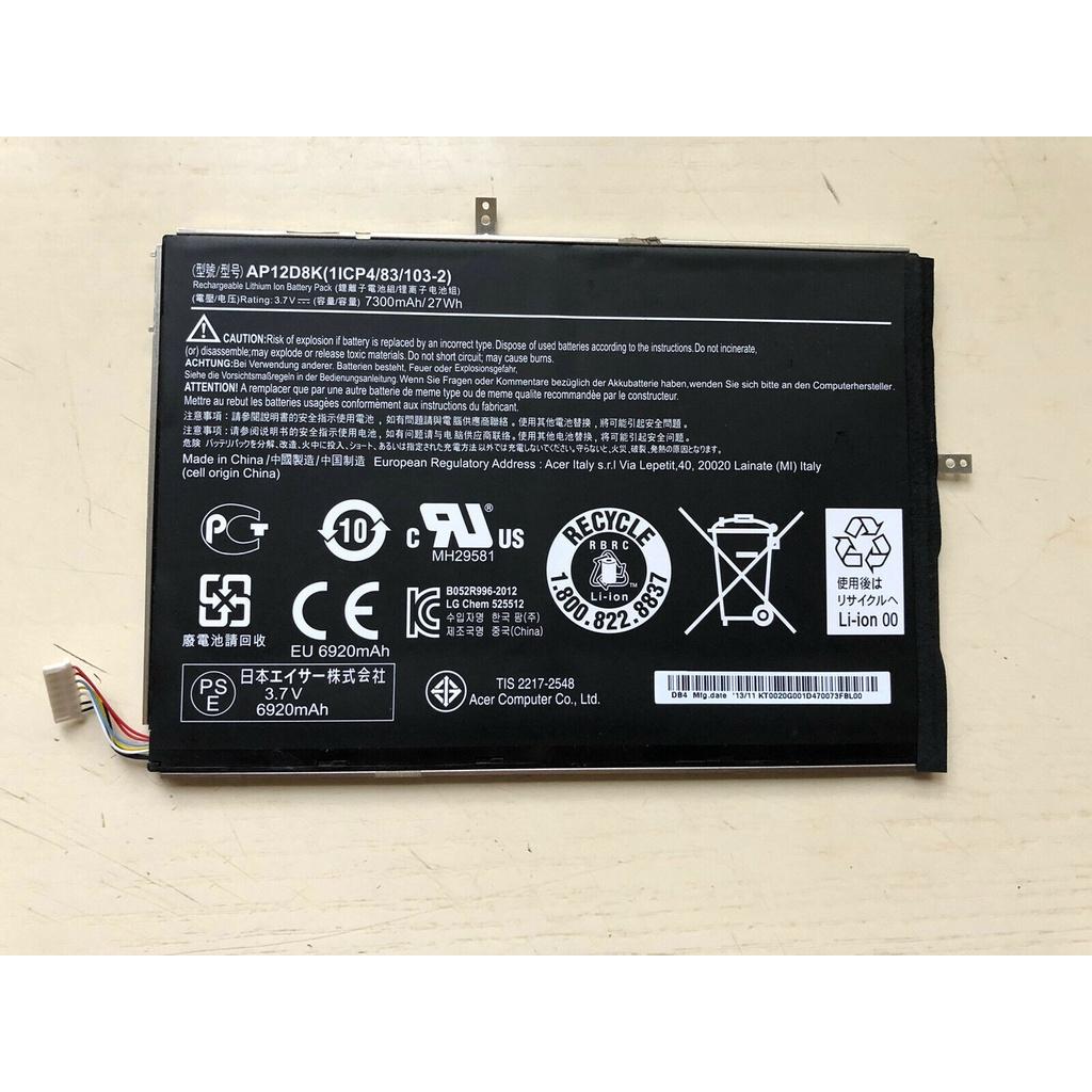 Pin Acer Iconia W510 W510P W510-1431 P3-171 AP12D8K Battery