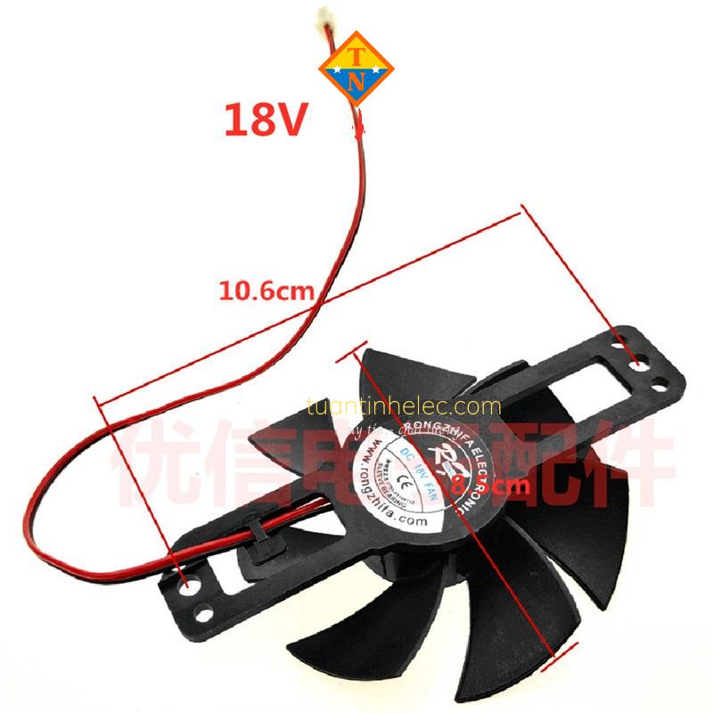 Quạt bếp từ, bếp hồng ngoại 18Vdc đường kính 8.5cm # phụ tùng bếp từ