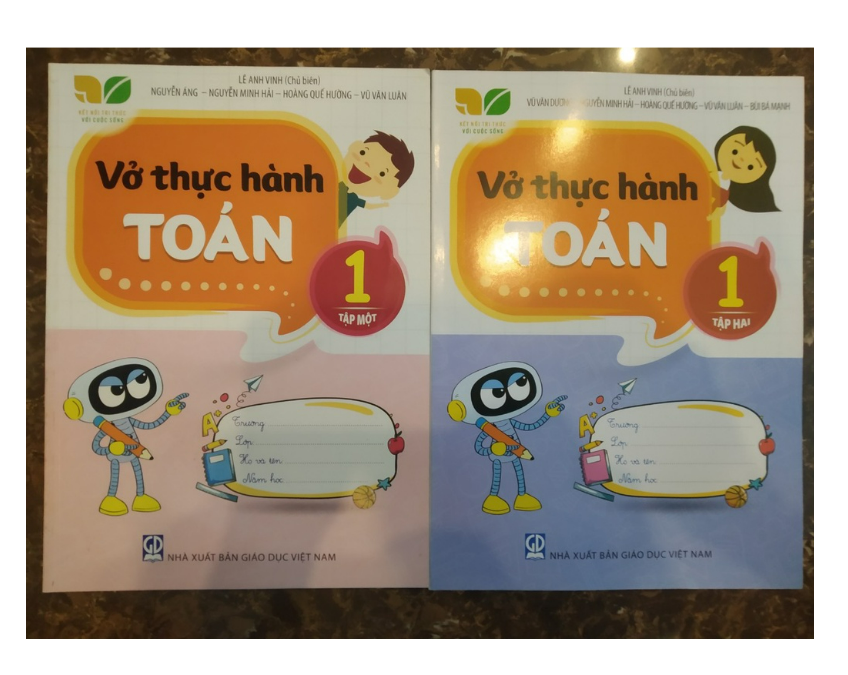 Sách - Combo Vở thực hành Toán lớp 1 (2 tập)