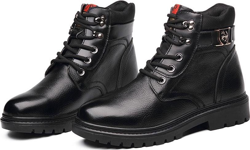 Giày boots nam da bò cao cấp siêu ấm ( có lót lông bên trong ) Ohazo! G129