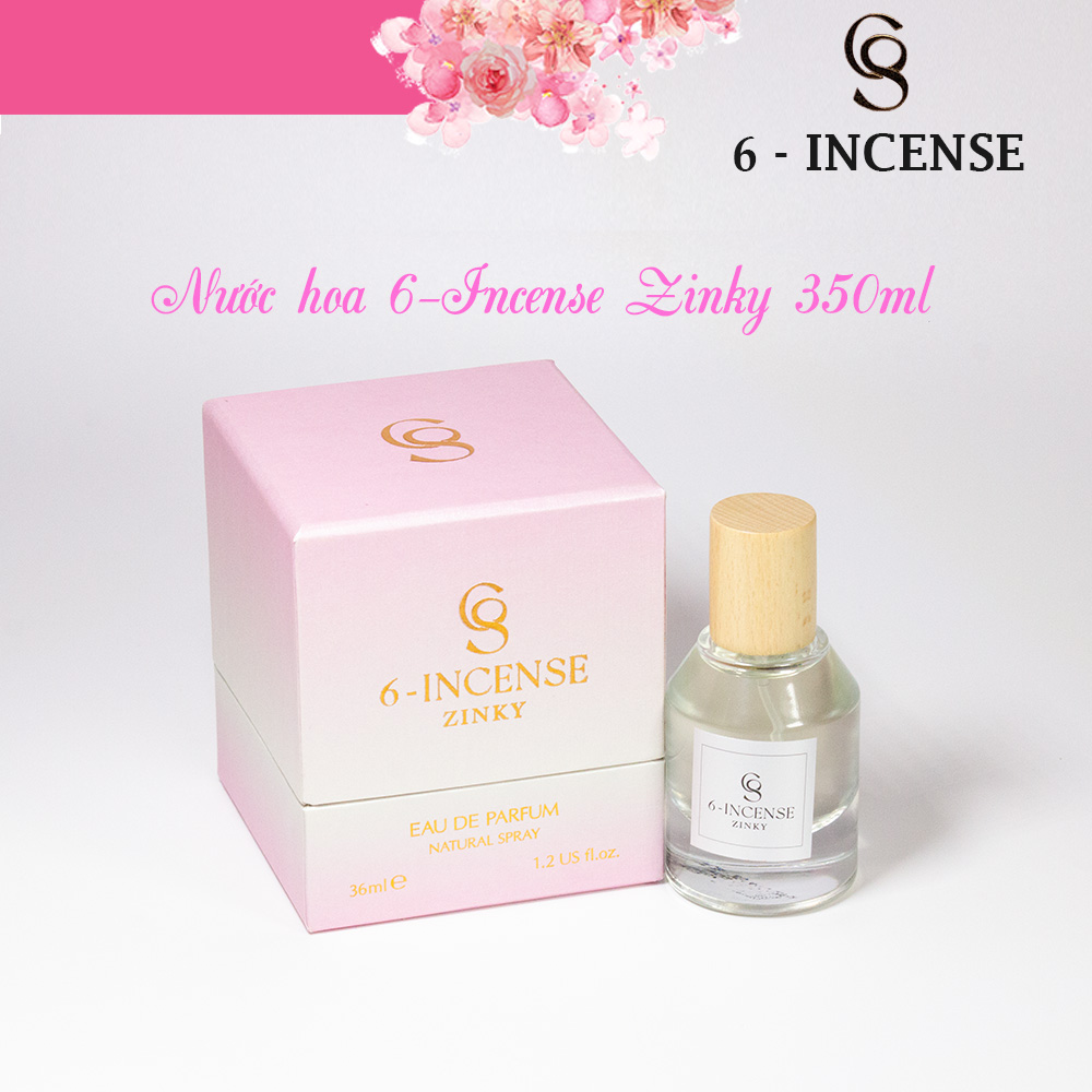 Nước hoa 6-Incense ZINKY Hương Thiên Nhiên 36ml