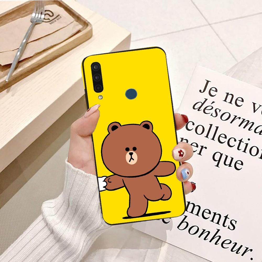 Ốp lưng dành cho điện thoại Vsmart Active 1 Plus Silicon dẻo hình Gấu Brown Dễ Thương