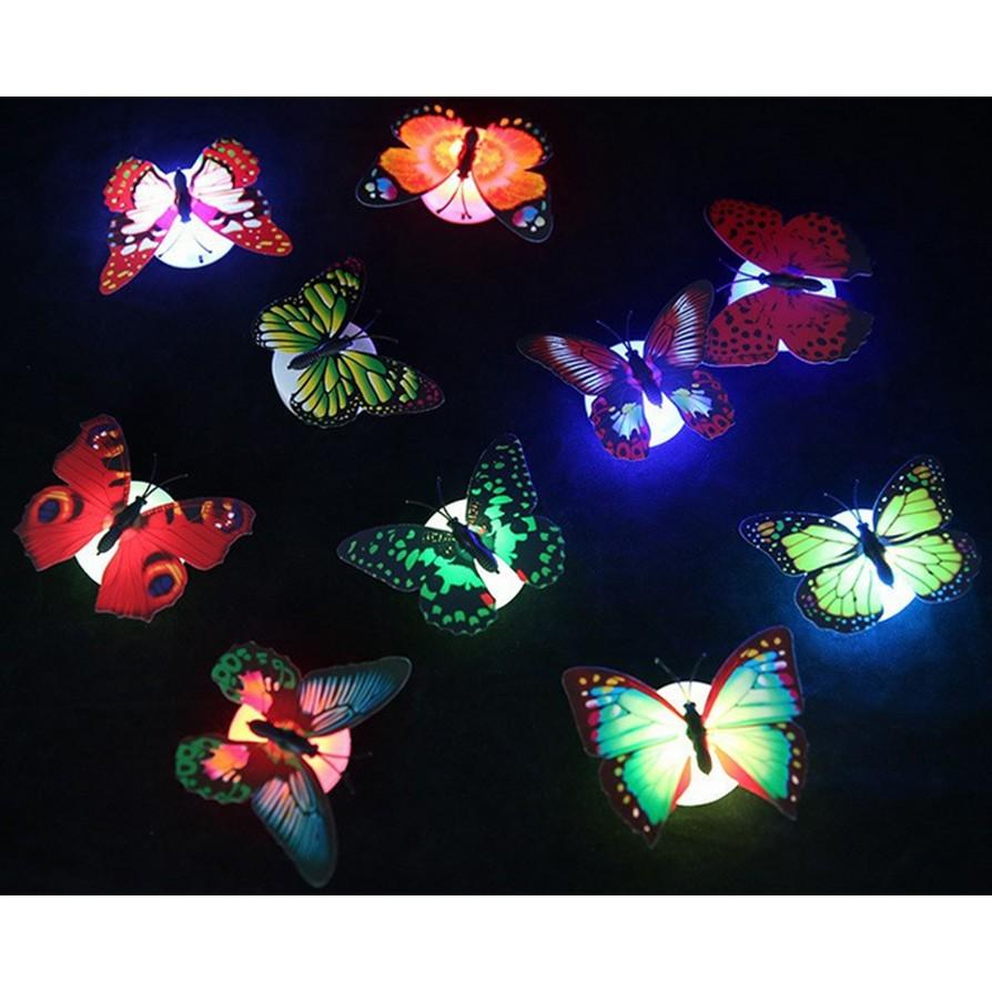 Combo 5 Đèn Led Dán Tường Hình Bướm