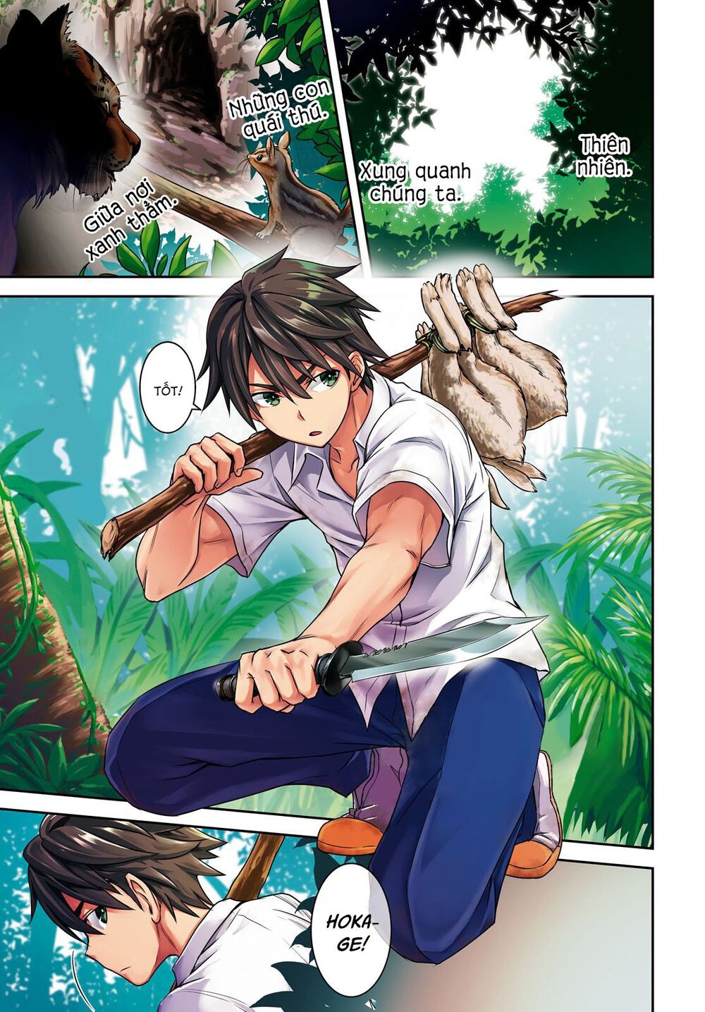 isekai yurutto survival seikatsu: gakkou no minna to isekai no mujintou ni tenishitakedo ore dake chapter 1 1