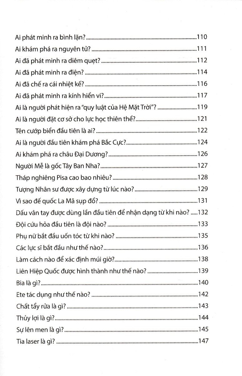 10 Vạn Câu Hỏi Vì Sao? Lịch Sử, Tôn Giáo, Phát Minh Phát Hiện _ABB