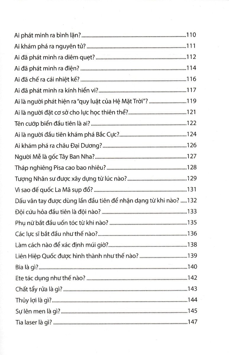 10 Vạn Câu Hỏi Vì Sao? Lịch Sử, Tôn Giáo, Phát Minh Phát Hiện (Tái Bản) _ABB