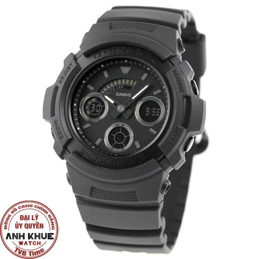 Đồng hồ nam dây nhựa Casio G-Shock chính hãng AW-591BB-1ADR