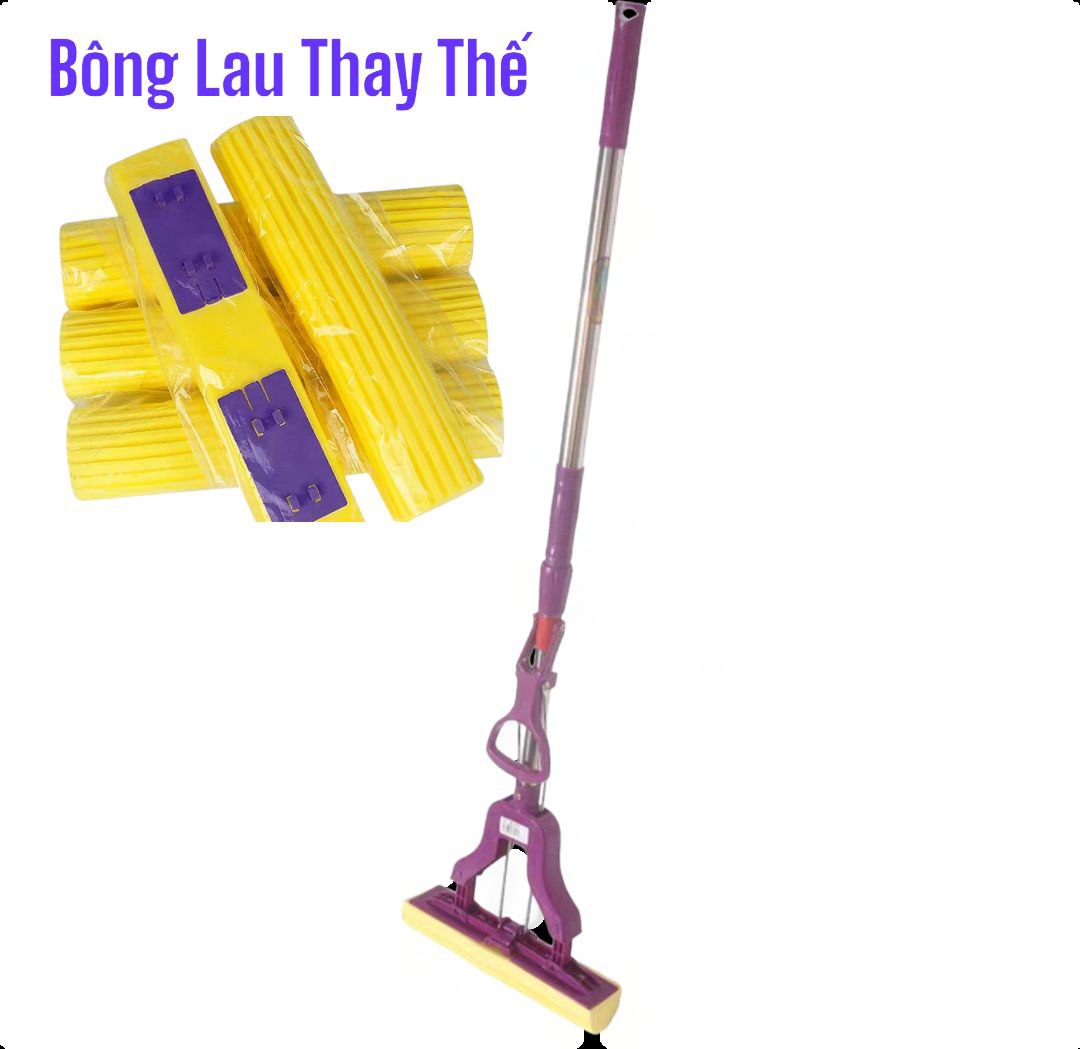 Cây lau sàn nhà thông minh PVA bằng mouse tự vắt cán tăng đơ