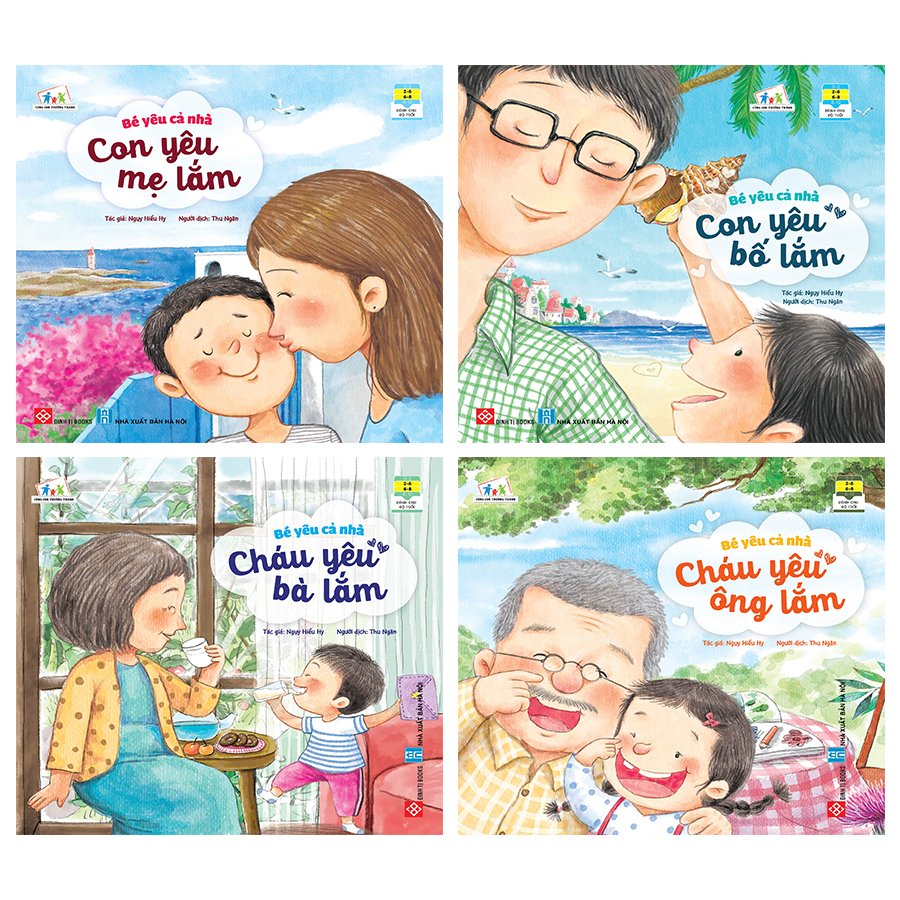 Combo Bé Yêu Cả Nhà 04 Cuốn