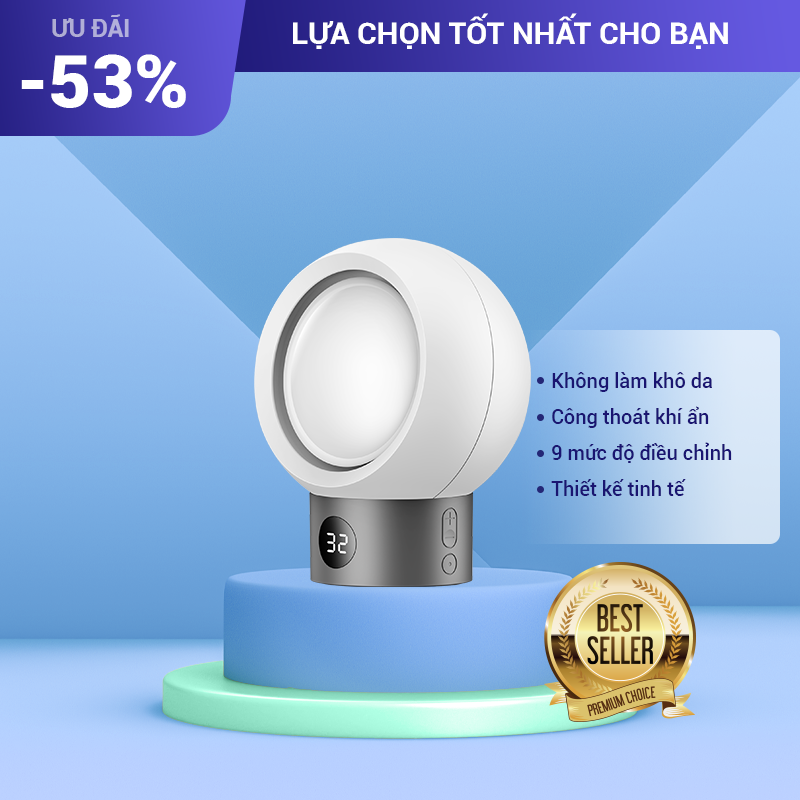 Máy Sưởi Mini Làm Ấm Nhanh Chóng Và Trên Phạm Vi Rộng, 9 Chế Độ Làm Ấm Tùy Chỉnh Với Công Nghệ Gốm