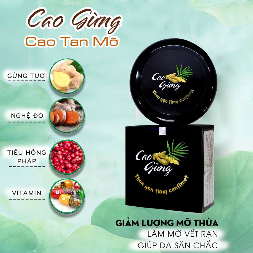 CAO GỪNG TAN MỠ CÁT TƯỜNG