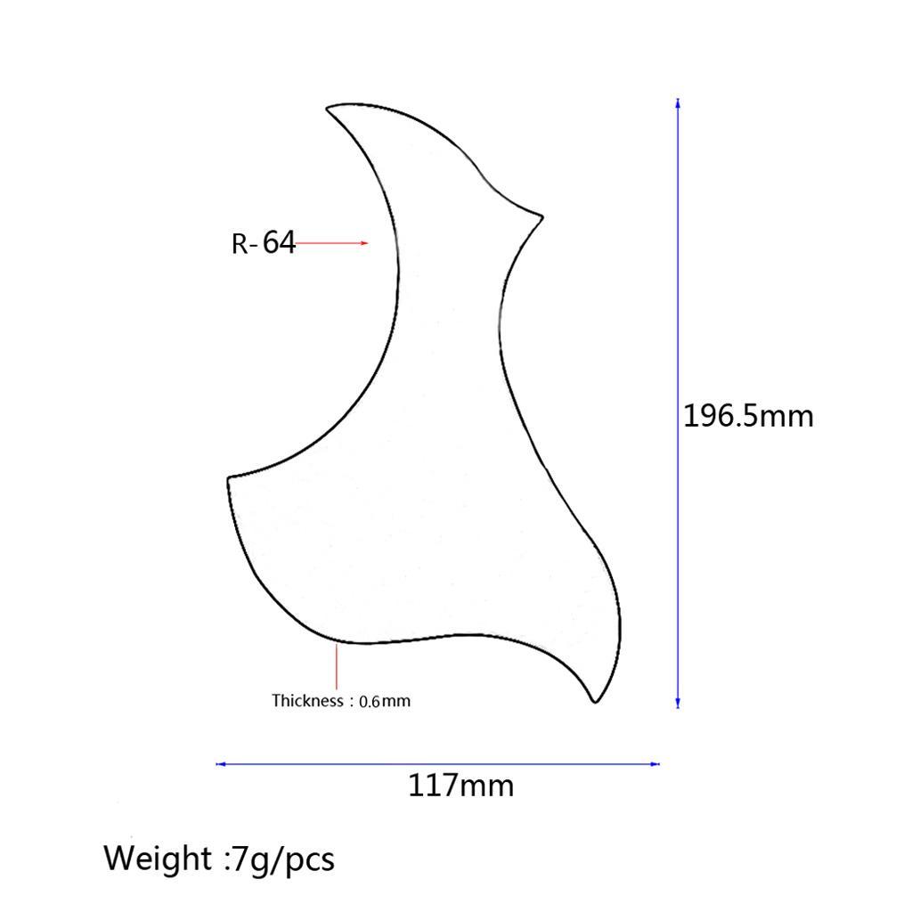 Acoustic Guitar Pickguard Pick Guard Scratch Plate for Acoustic Guitar