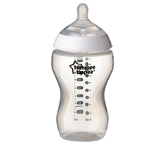 Bình sữa ty siêu mềm tự nhiên Tommee Tippee Closer to Nature 340ml, núm ty đi kèm 3-6 tháng