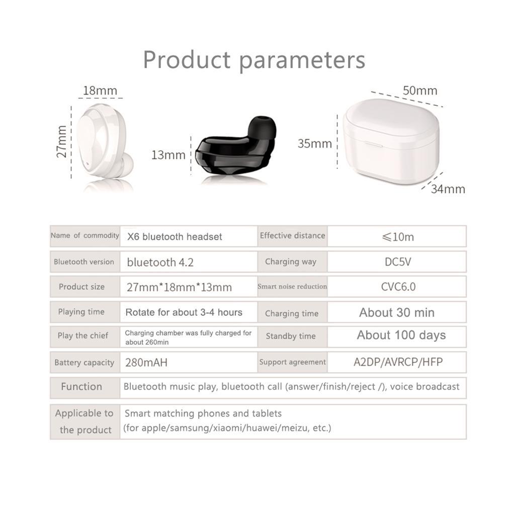 In-ear Wireless Bluetooth Headset Waterproof Stereo Sport Headphone